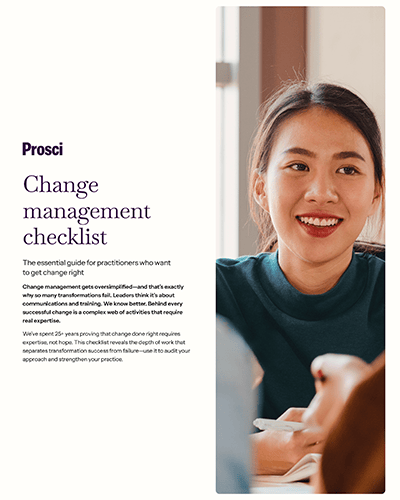 Change Management Checklist Cover