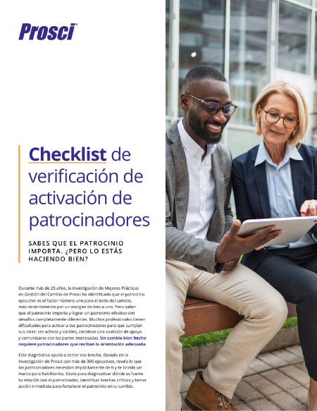 Checkilist de verificacion de activiacion de patrocinadores